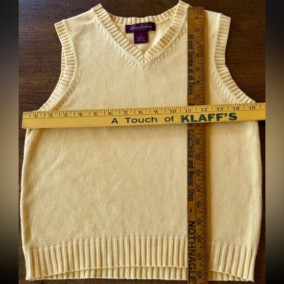 Brooks Brothers Yellow Sleeveless Sweater - Picture 4 of 4